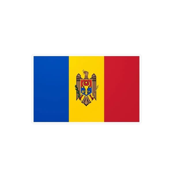 Moldovan lippu - 3 cm - 1000 kappaletta Flerfärgad