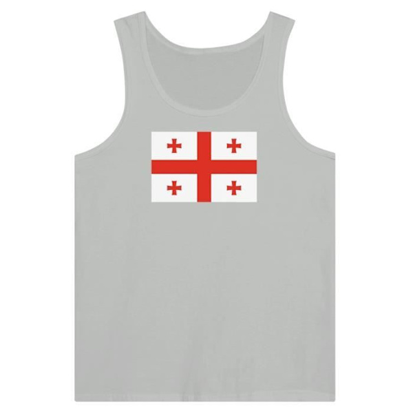 Georgia Flag Linne i grått Grå M