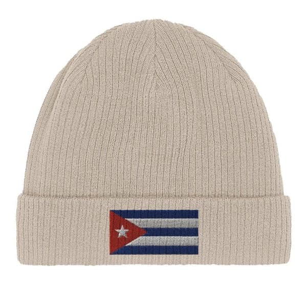 Bonnet Flag Cuba i Beige Beige