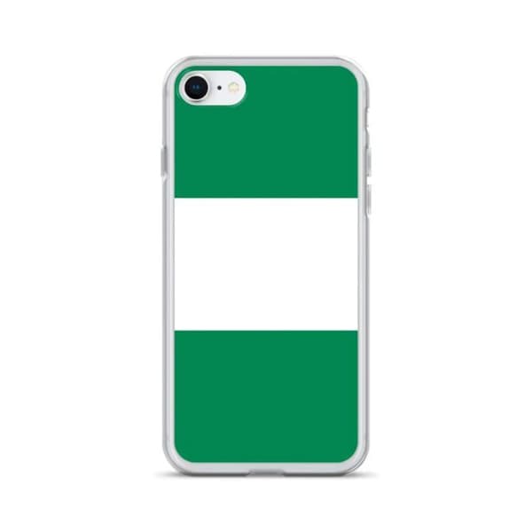 Coque - iPhone - Nigerias flag - Blød - Beskyttelse mod stød, ridser, snavs Grön