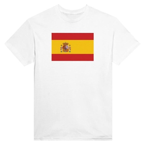 Hvid Spanien Flag T-shirt Vit M