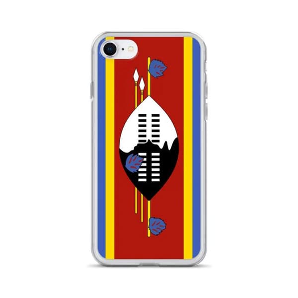 Coque til iPhone - PIXELFORMA - iPhone 6 - Eswatini flag - Blødt silikone - Letvægtsdesign eswatinis flagga