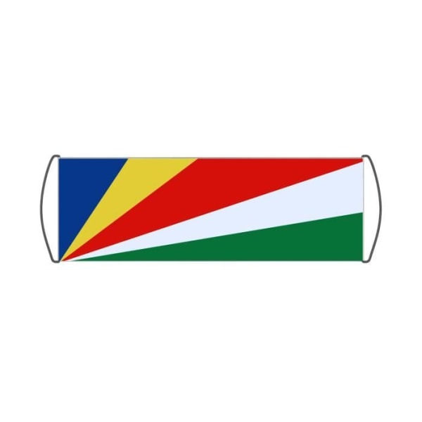 Rullande banderoll Seychellernas flagga 17x50cm