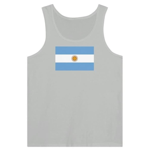 Argentina Flag Tank Top i Grå Grå jag