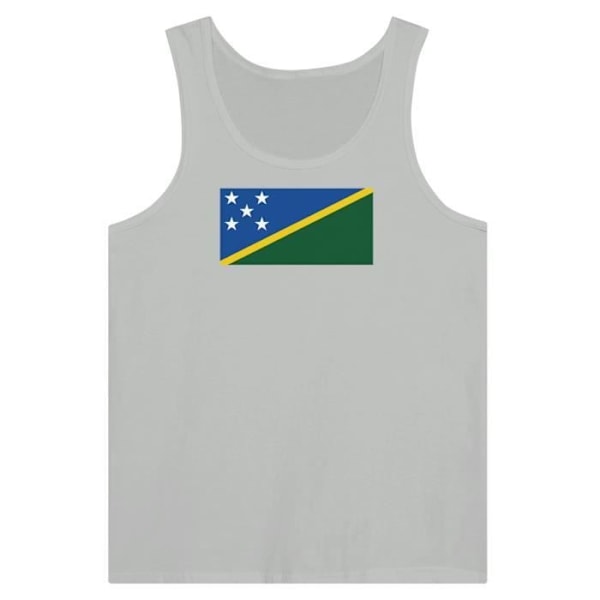 Salomon Islands Flag Tank Top harmaa Grå XL