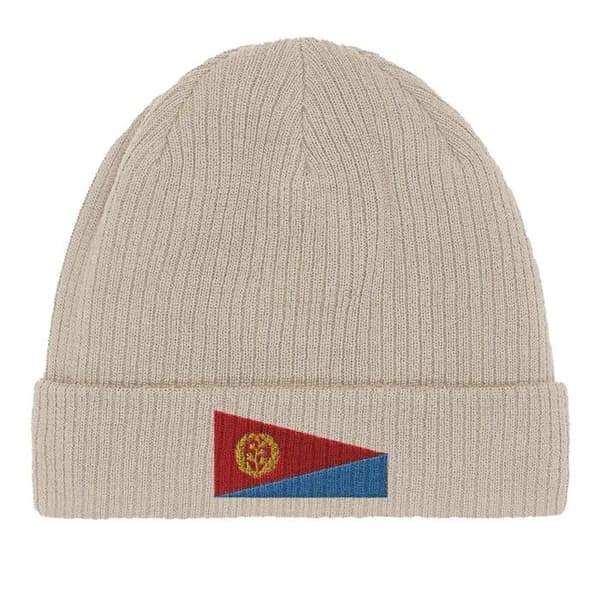 Bonnet flag Eritrea i beige Beige