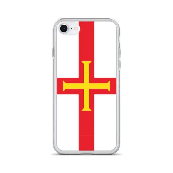 Coque iPhone - Guernesey - iPhone 6S Plus - Souple - Multikolor - Design Flag Flerfärgad