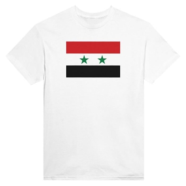 Hvid Syrien Flag T-shirt Vit jag