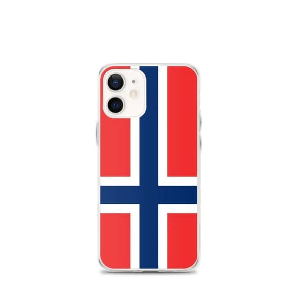 Norgerflagga telefonfodral - iPhone 12 mini Flerfärgad