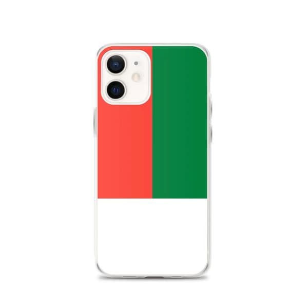 Mobilskal Flagga Madagascar - iPhone 12 Flerfärgad
