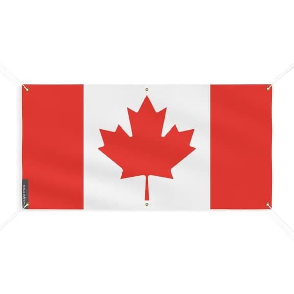 Banner Flag of Canada 6 silmukkaa 70x140cm polyesteriä