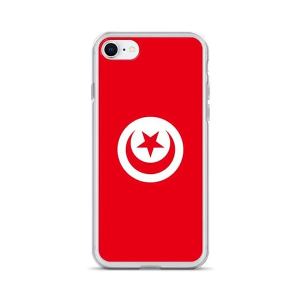 Coque Telefon Flag Tunisien - iPhone 8 Plus Flerfärgad