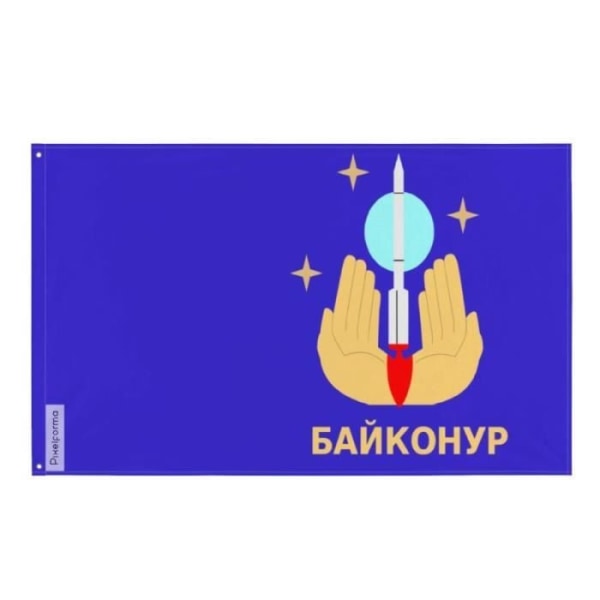 Baikonur flag 120x180cm i polyester