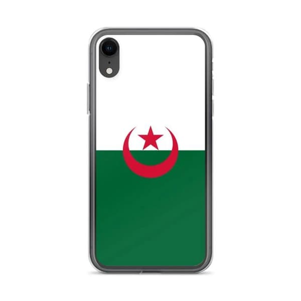 iPhone Cover - PIXELFORMA - iPhone XR - Algerisk Flag - Blødt Silikone - Fuld Beskyttelse Grön