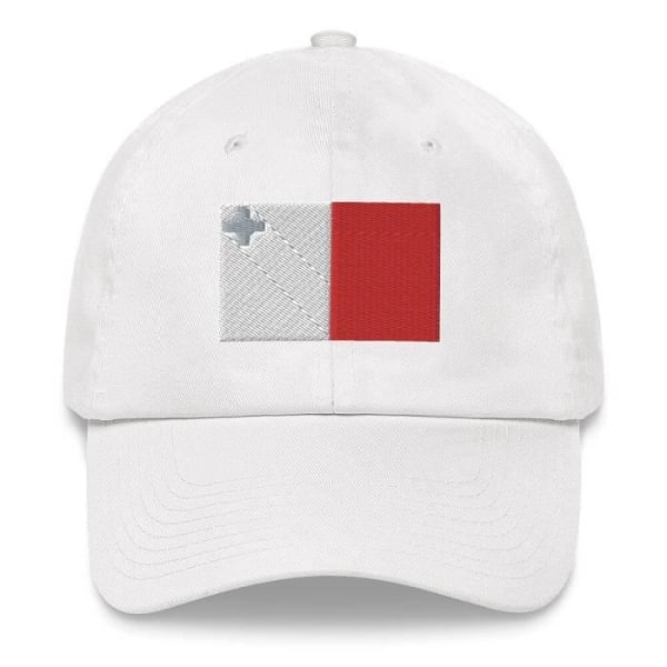 Malta Flag Cap Hvid