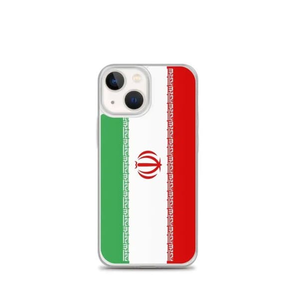 Telefonfodral Iran Flagga - iPhone 13 mini Flerfärgad