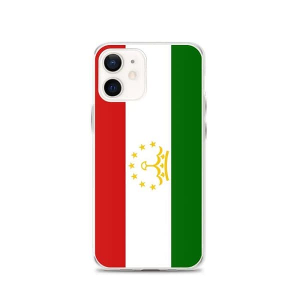 Tajikistan Flag Phone Case - iPhone 12 Flerfärgad