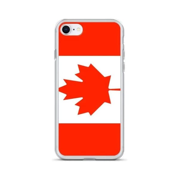 Coque Telefon Flag Canada - iPhone 7 Flerfärgad