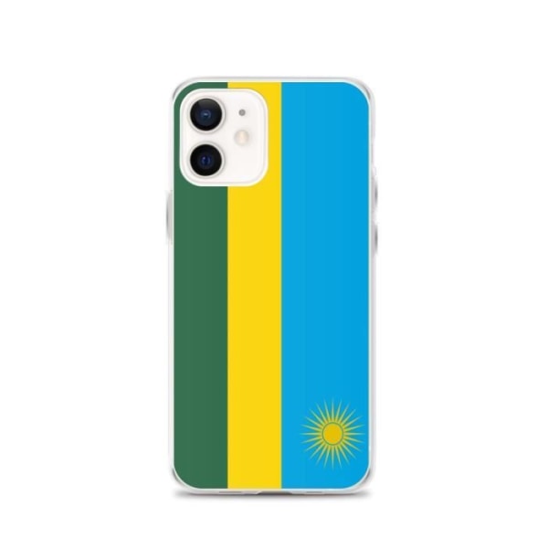 Rwanda flag iPhone 12 cover