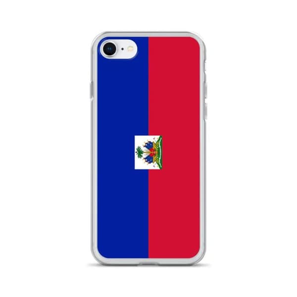 iPhone Cover - PIXELFORMA - iPhone 6 - Haitiansk Flag - Blødt Silikone - Full Beskyttelse Haitis flagga