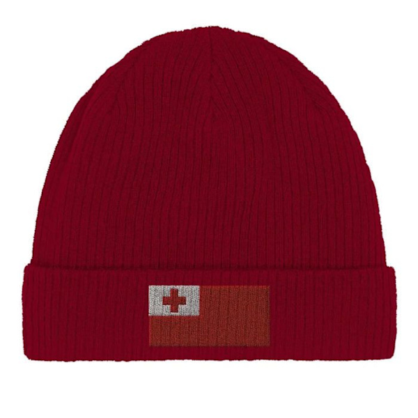 Bonnet Flagga Tonga i Röd Röd