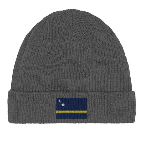 Bonnets Drapeau Curaçao i Grå Grå