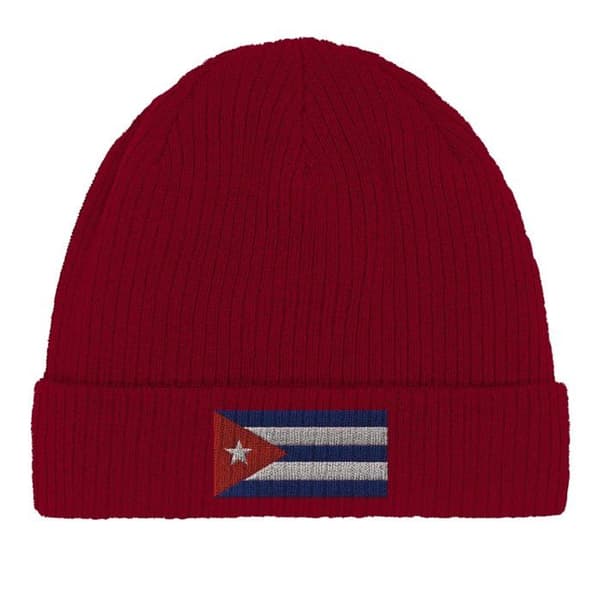 Bonnet Cuba Flag i Rød Röd
