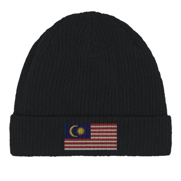 Bonnet Lippu Malesia Musta Svart