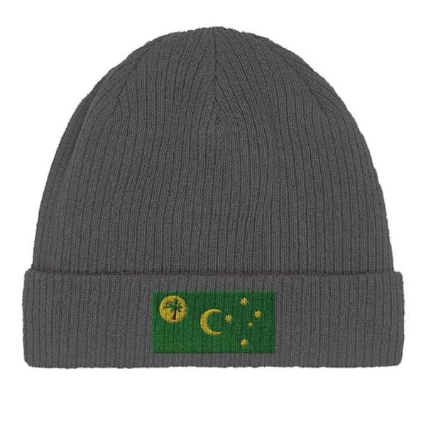 Bonnet Drapeau Cocosøerne i Grå Grå
