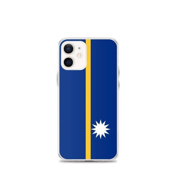 Nauru-lippu puhelinpidike - iPhone 12 mini Flerfärgad