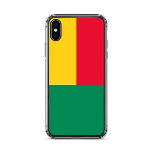 Coque - PIXELFORMA - iPhone X - Flag af Benin - Fuld beskyttelse - Fleksibel Benins flagga