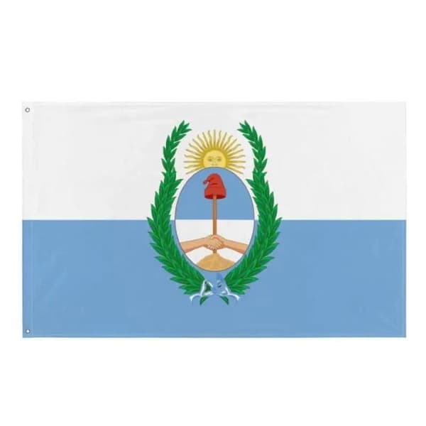 Flagga - Mendoza - 128 x 192 cm - Polyester - Tryck på fram och baksidan - Metallöglor Flerfärgad