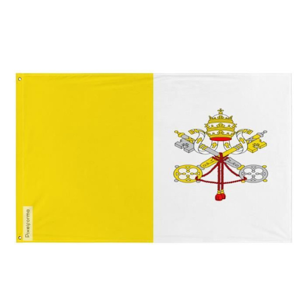 Flag - PIXELFORMA - Vatikanet - Polyester - 90x150cm - Dobbeltsidet