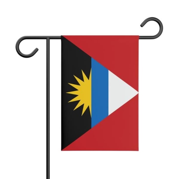 Trädgårdsflagga från Antigua och Barbuda 32x47,5cm i polyester