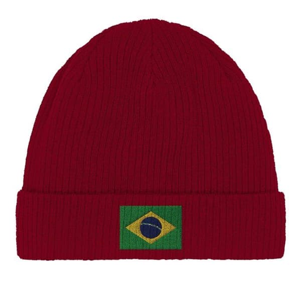 Bonnet Lippu Brasiliaan Punaisena Röd