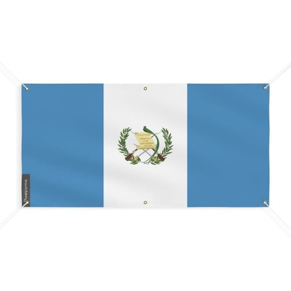 Banner Flag of Guatemala 6 Øjer 130x260cm i polyester