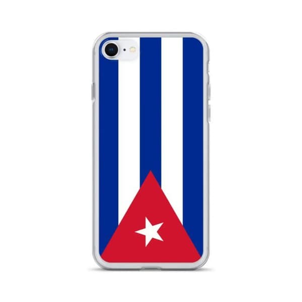 Coque til iPhone - PIXELFORMA - iPhone 6S - Cuba Flag - Blødt silicone - Letvægtsdesign Flerfärgad