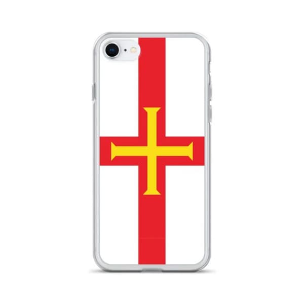 Guernseyn lippu iPhone 8 -kotelo Guernseys flagga