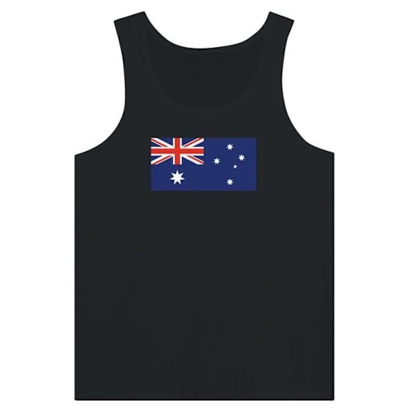 Heard och MacDonald Island Flag Tank Top i Svart Svart XXL