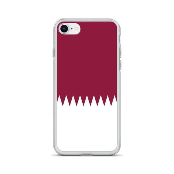 Coque Telefon Flagga Qatar - iPhone 8 Flerfärgad