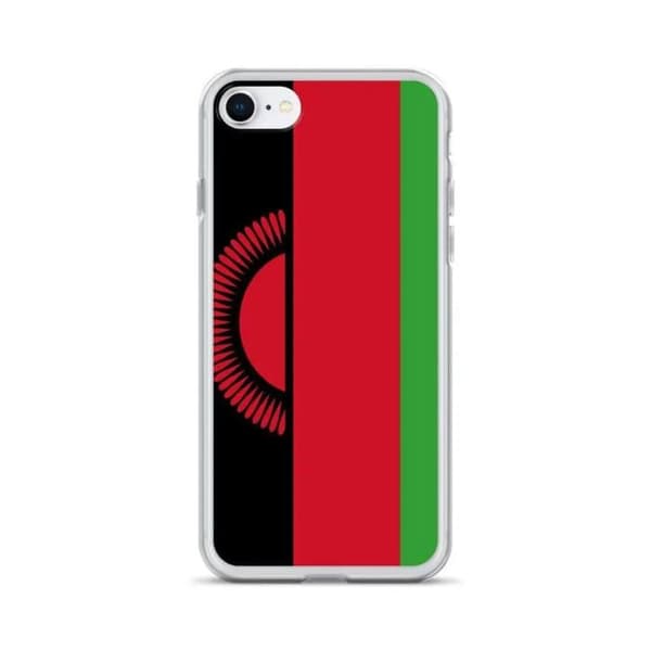 Coque - PIXELFORMA - iPhone 7 - Malawis flag - Fuld beskyttelse - Fleksibel Malawis flagga