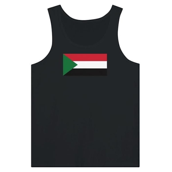 Musta Sudan Flag -tankkitoppi Svart jag