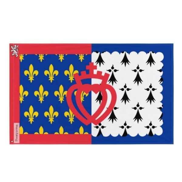 Pays de la Loire flagga 60x90cm i polyester