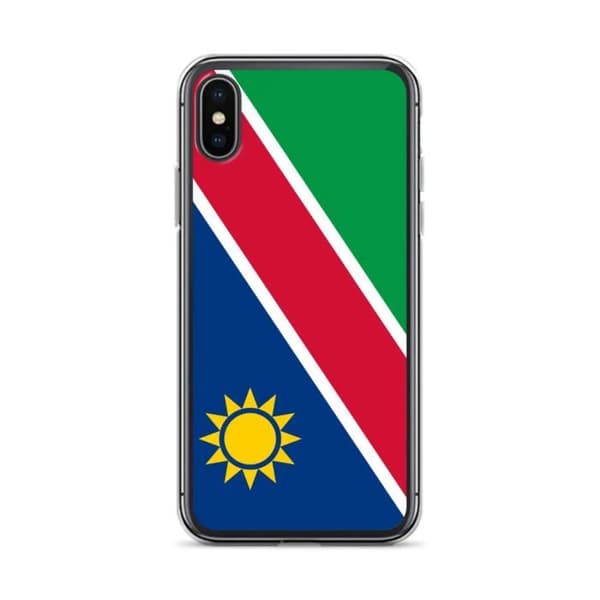 Coque Telefon Flag Namibia - iPhone XS Max Flerfärgad