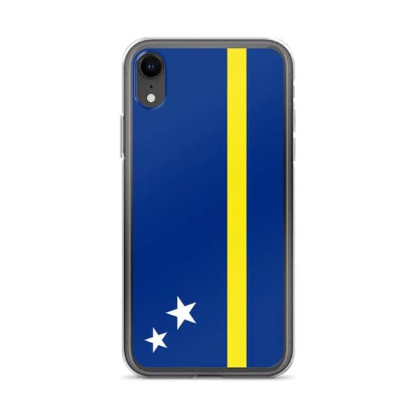 Coque til iPhone - Curacao flag - iPhone XR - Blød silikone - Slankt og let design - Blå Blå