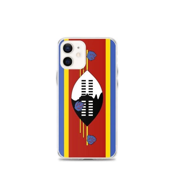 Eswatini Flaggs Kalv iPhone 12 mini Flerfärgad