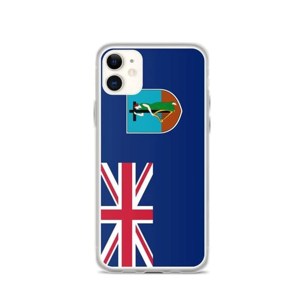 Coque Telefon Drapeau Montserrat - iPhone 11 Flerfärgad