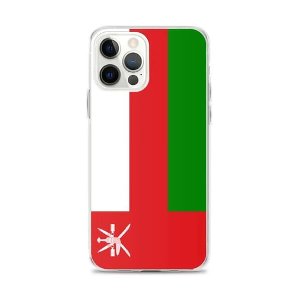 Coque Telefon Flag Oman - iPhone 12 Pro Max Flerfärgad