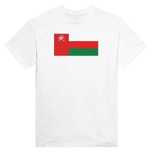 Oman Flag T-shirt i hvid farve Vit XL