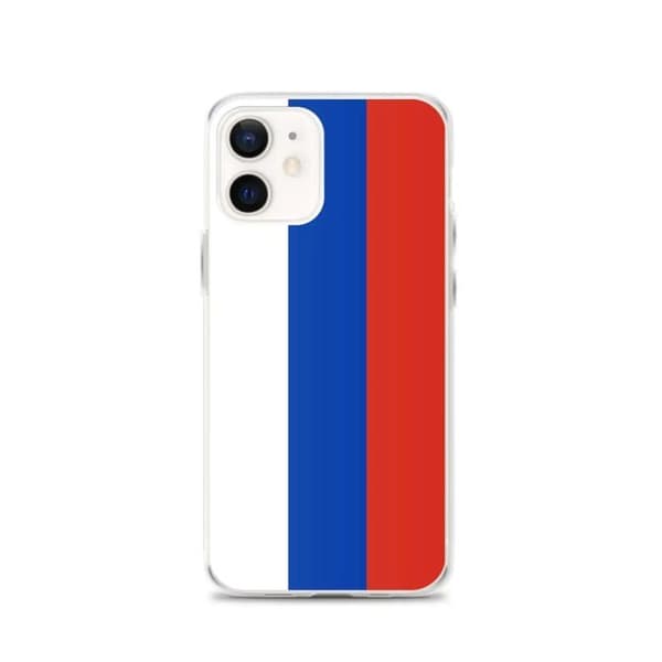 Mobilskal Rysslandsflagga - iPhone 12 Flerfärgad